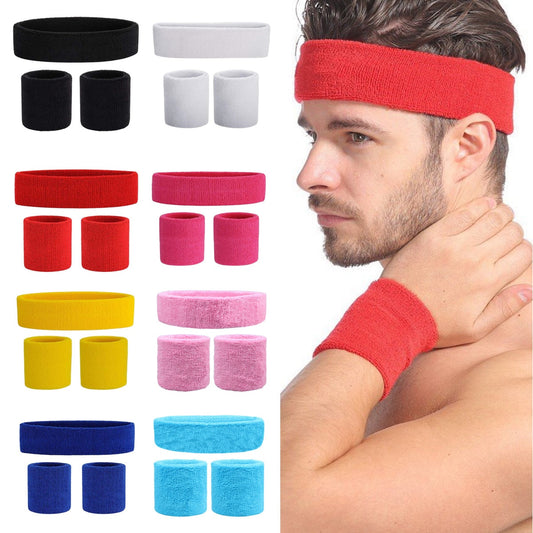 3PCs/set Men's and Women's Headband/Sweatband